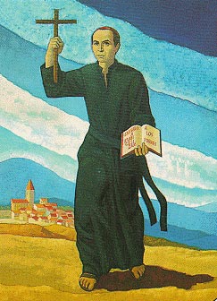 Ilustração demonstrando a missionariedade de Claret, evangelizar por todos os meios possíveis